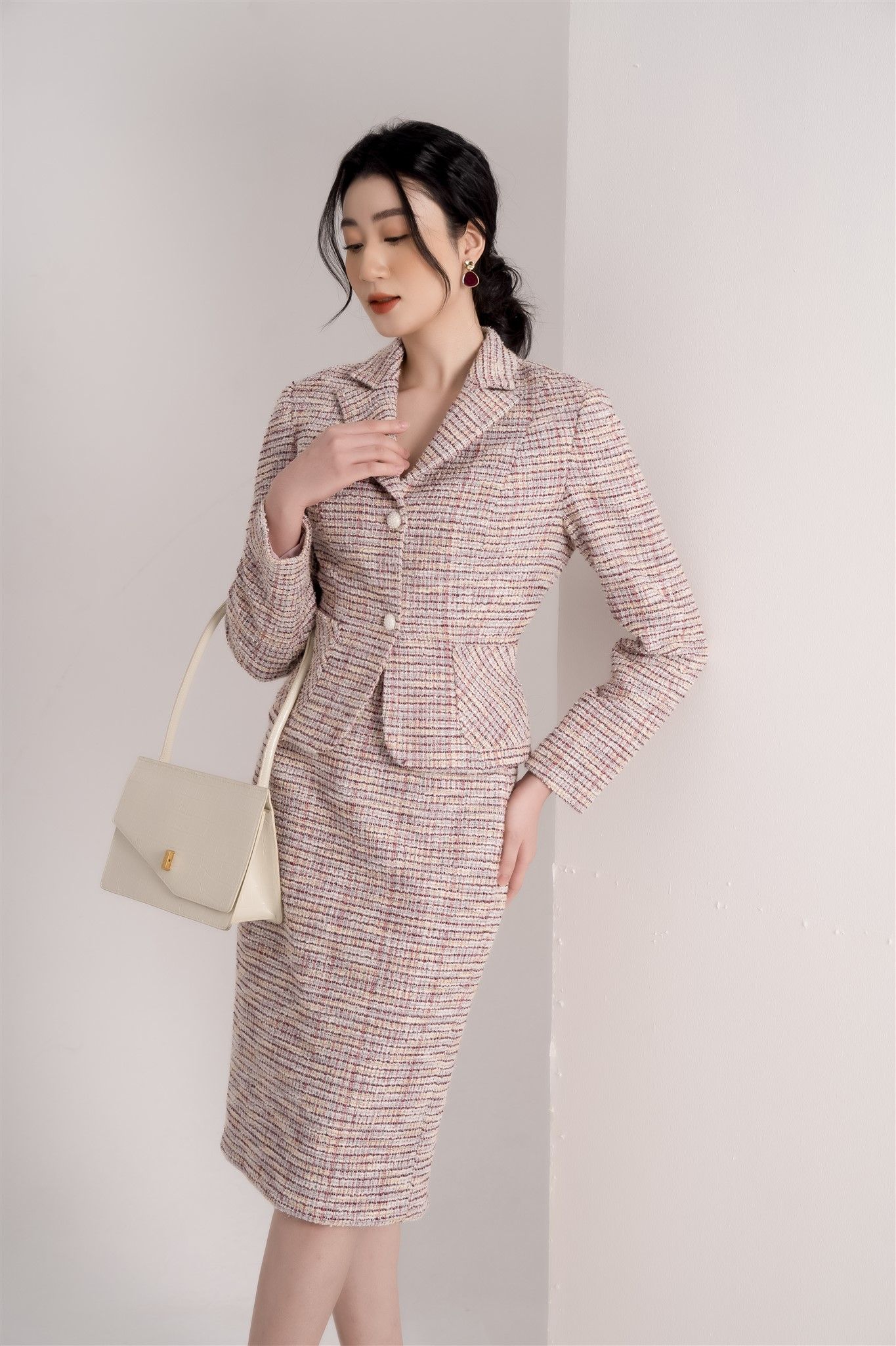 Bộ vest nữ chân váy công sở