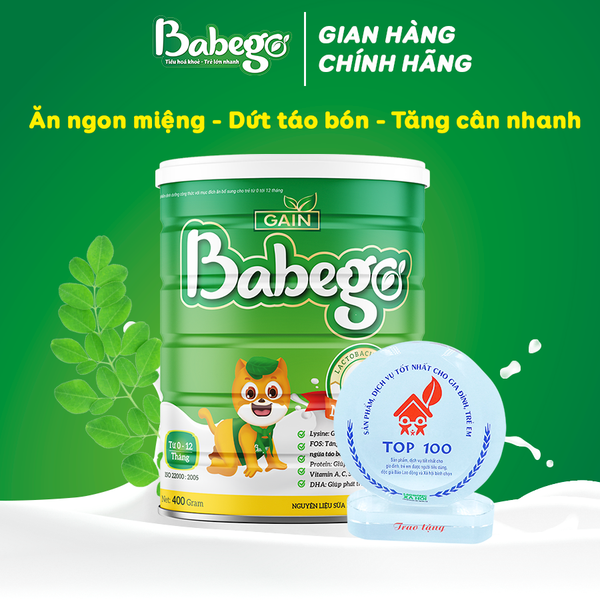  Sữa Babego 400g từ 0-12 tháng 