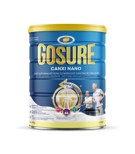  Sữa Gosure Canxi Nano từ Mỹ 800g 