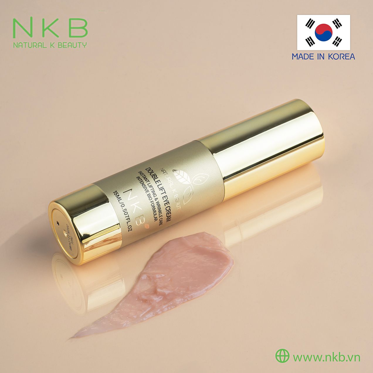  KEM BỌNG MẮT VÀ CHỐNG NHĂN DA, NÂNG CƠ NKB - NKB DOUBLE LIFT EYE CREAM 