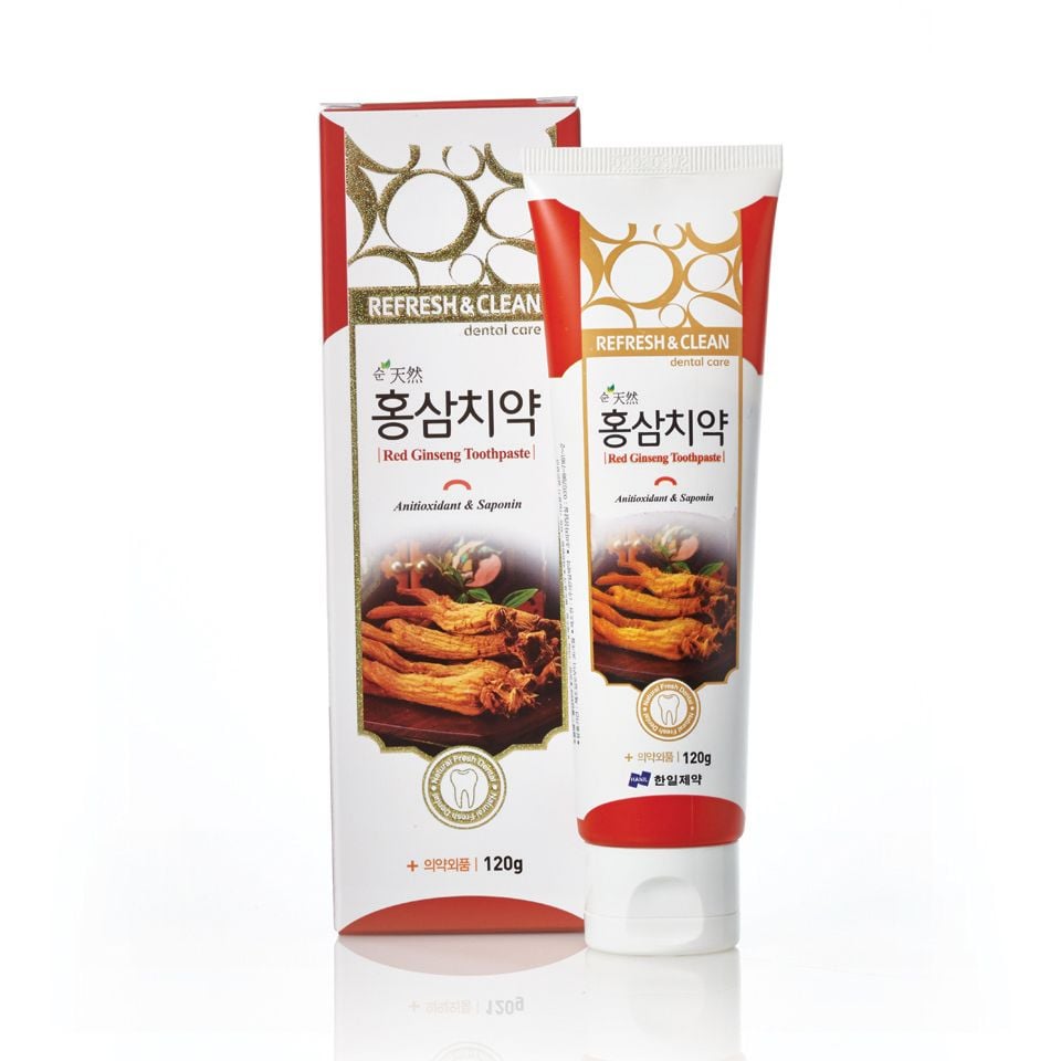  REFRESH & CLEAN RED GINSENG TOOTHPASTE - Kem đánh răng Hồng Sâm (Best Seller) 