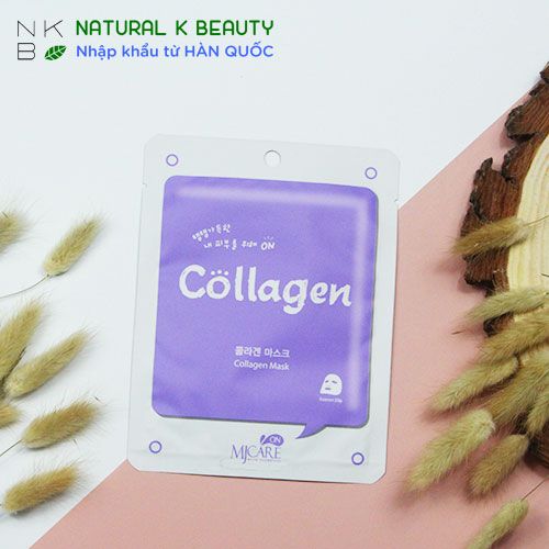  MJCARE ON COLLAGEN MASK - Mặt nạ Collagen MJCARE ON 