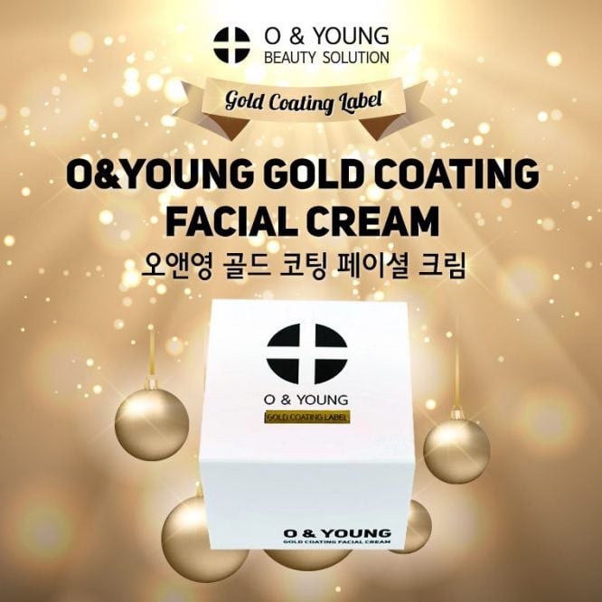  O&YOUNG GOLD COATING FACIAL CREAM - Kem dưỡng tinh chất vàng 24K 