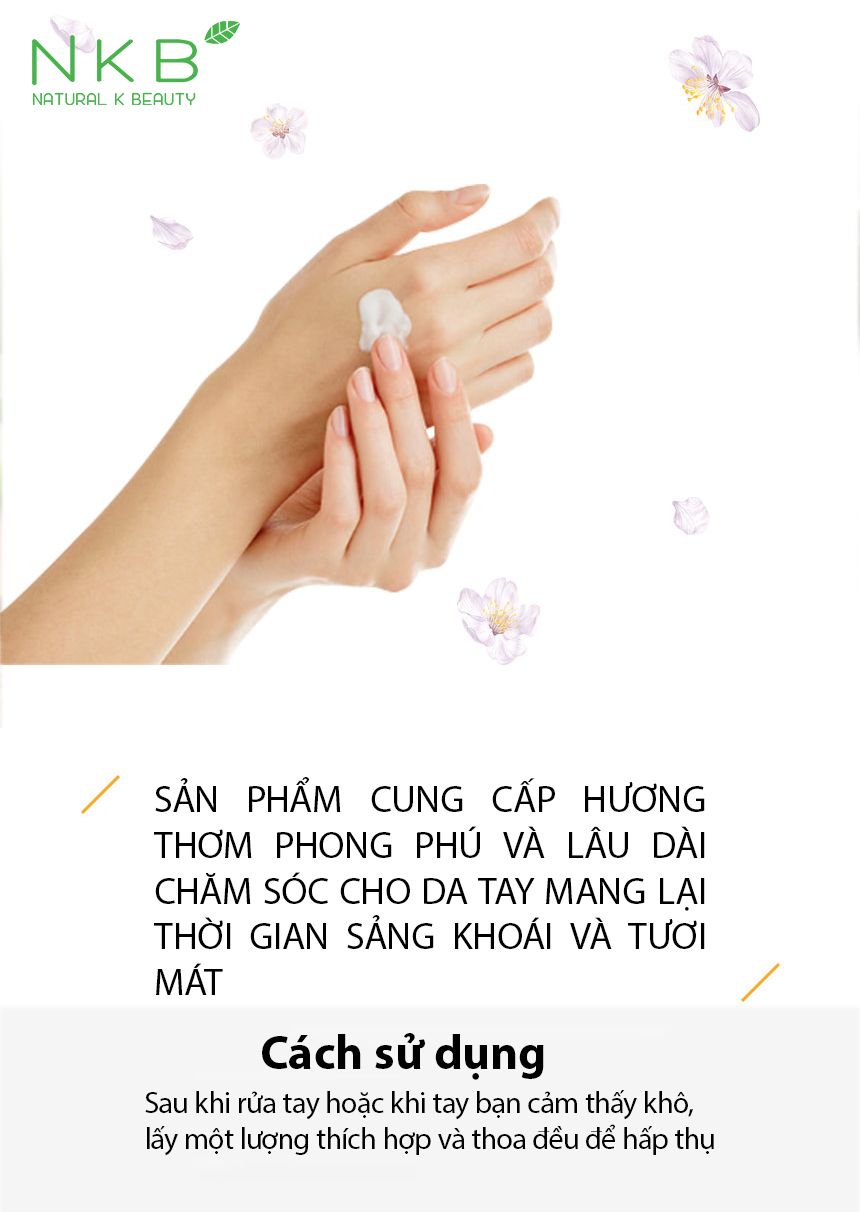  Kem dưỡng tay The Saem hương quả mơ mềm mịn và sáng da 