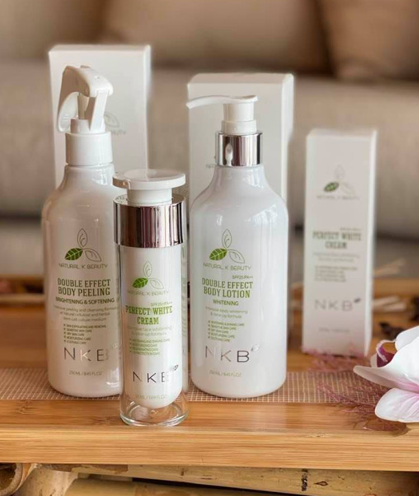 Kem dưỡng trắng da toàn thân NKB DOUBLE EFFECT BODY LOTION | NKB – NKB - Natural K Beauty