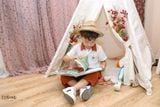  Áo sơ mi tay ngắn linen bé trai 