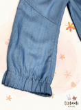  Quần bé trai ráp gối tencel denim 
