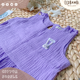  Set bé gái Baby Leaf cotton bubble 