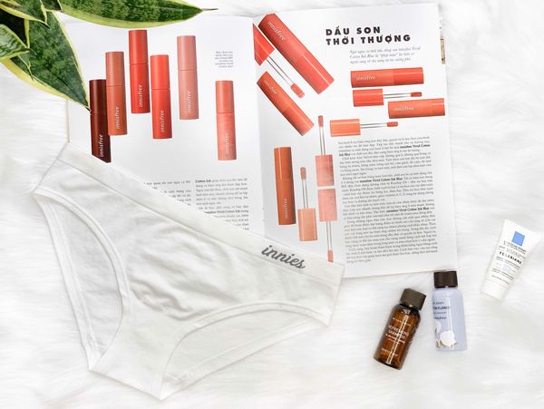  Quần lót nữ Innies seamless  - Bikini - Trắng 