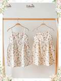  Đầm xòe 2 dây muslin bé gái ECOBAMBI - BB-23DAMBG001 - 8935334000827 