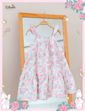  Đầm muslin 2 dây phối cánh tiên bé gái - BB-23DAMBG034 - 8935334001299 