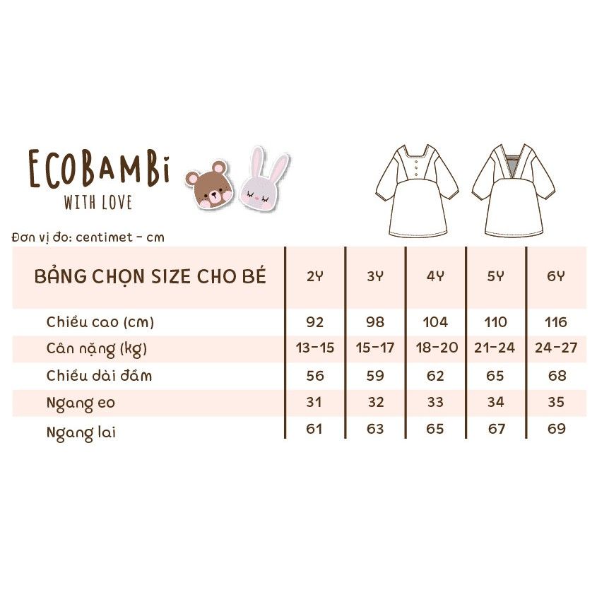  Đầm linen xẻ lưng V bé gái 