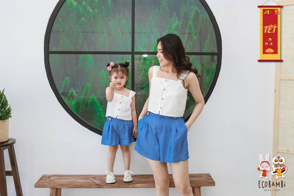  Áo 2 dây nữ tencel trắng 