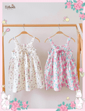  Đầm muslin dáng babydoll thắt nơ ở lưng bé gái - BB-23DAMBG035 - 8935334000988 