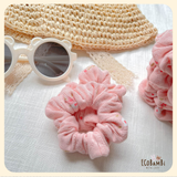  Scrunchies cotton in hoạ tiết - bản nhỏ 