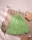  Đầm bé gái Alice cotton bubble 