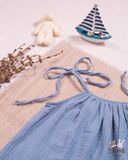  Đầm bé gái Alice cotton bubble 