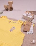  Set bé gái Baby Leaf cotton bubble 