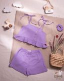  Set bé gái Blooming cotton bubble 