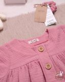  Áo khoác dáng baby doll cotton bubble 