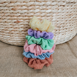  Scrunchies sắc màu cotton bubble - bản to 