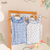  Áo thun 2 dây - viền bèo bé gái - BB-23AOBG044 8935334001244 