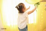  Áo bé gái tay cánh tiên linen 