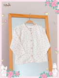  Cardigan thun waffle hoa nhí bé gái - BB-23AKBG046 - 8935334001329 