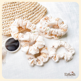  Scrunchies cotton in hoạ tiết - bản nhỏ 