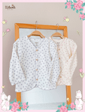  Cardigan thun waffle hoa nhí bé gái - BB-23AKBG046 - 8935334001329 