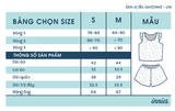  Bộ thun gân lạnh cotton TAY CÁNH TIÊN cho nữ 
