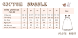 Đầm bé gái Alice cotton bubble 