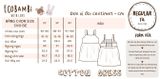  Đầm CÔNG CHÚA dáng xoè babydoll hai dây cotton muslin hoạ tiết dành cho bé gái - Ecobambi 