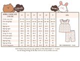  Bộ bé gái tay cánh tiên, quần lửng pointelle hoa nhí - BB-23BOBG022 -  ECOBAMBI 