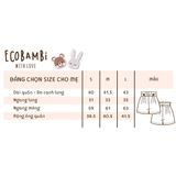  Quần shorts bé gái tencel denim 