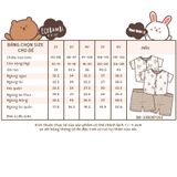  Bộ cotton Muslin Unisex tay ngắn, QUẦN SHORTS phong cách Hàn Quốc ECOBAMBI - BB-23BOBT052 - 8935334001374 