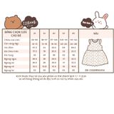  Đầm jacquard tay cánh tiên bé gái ECOBAMBI - BB-23DAMBG054 - 8935334000698 