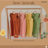  Jumpsuit linen bé gái 