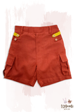  Quần shorts linen bé trai 