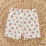  Bộ thun rib Hàn hoạ tiết hoa nhí dành cho bé gái Ecobambi 