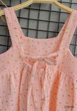  Đầm CÔNG CHÚA dáng xoè babydoll hai dây cotton muslin hoạ tiết dành cho bé gái - Ecobambi 