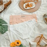  Combo 2 quần lót nữ Innies (Trắng - Nude) 