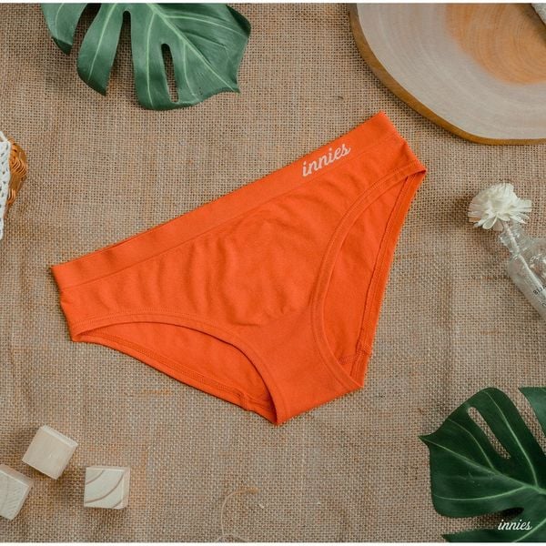  Combo 2 quần lót nữ Innies (Trắng - Cam) 