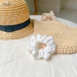  Scrunchies cotton in hoạ tiết - bản nhỏ 
