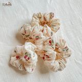  Scrunchies cotton in hoạ tiết - bản nhỏ 