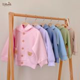  Áo khoác Unisex có nón chất vải thun dày dặn cho bé yêu BB-23AK011 - ECOBAMBI - 8935334001060 