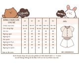  Bộ muslin tay phồng - quần shorts bé gái ECOBAMBI - BB-23BOBG053 - 8935334001367 