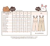  Jumpsuit linen khoét eo phối ren bé gái ECOBAMBI - BB-23JUMPBG048 - 8935334001336 