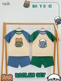  Bộ thun raglan tay ngắn phối màu bé trai ECOBAMBI - BB-23BOBT032 - 8935334001404 
