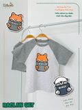  Bộ thun raglan tay ngắn phối màu bé trai ECOBAMBI - BB-23BOBT032 - 8935334001404 - Restock 